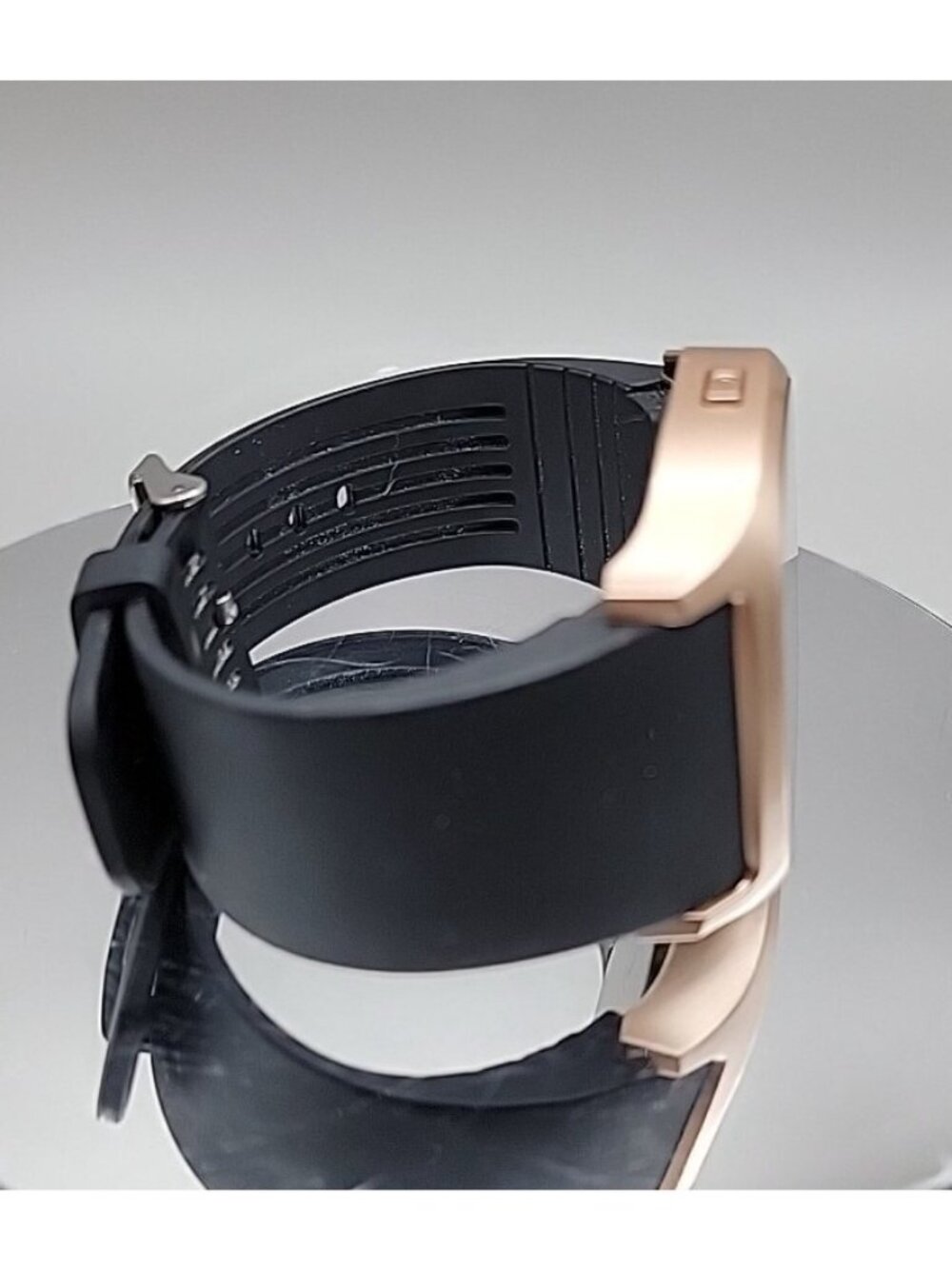 iTOUCH Classic Smartwatch Gold Case Black Silicone Band Model 3360 Tested Works - Picture 11 of 16
